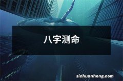 八字测命