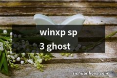 winxp sp3 ghost