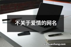 不关于爱情的网名