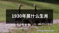 1930年属什么生肖