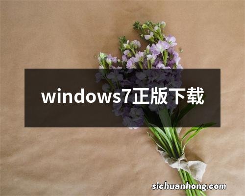 windows7正版下载