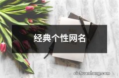 经典个性网名