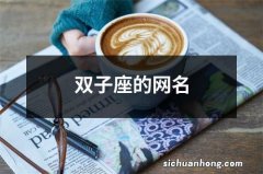 双子座的网名