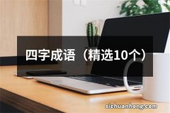 精选10个 四字成语