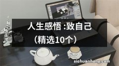 精选10个 人生感悟 :致自己