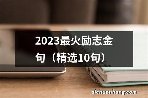 精选10句 2023最火励志金句