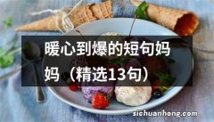 精选13句 暖心到爆的短句妈妈