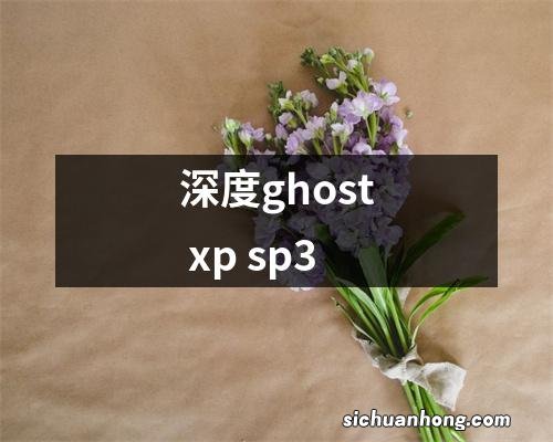 深度ghost xp sp3