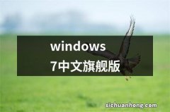 windows7中文旗舰版