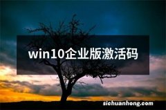 win10企业版激活码