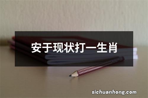 安于现状打一生肖