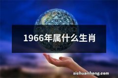 1966年属什么生肖