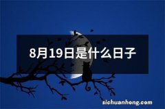 8月19日是什么日子