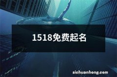 1518免费起名