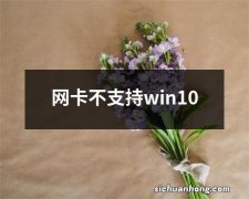 网卡不支持win10