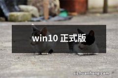 win10 正式版