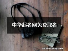 中华起名网免费取名