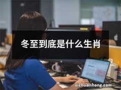 冬至到底是什么生肖