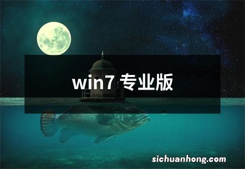 win7 专业版