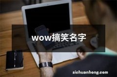 wow搞笑名字