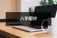 八字配对