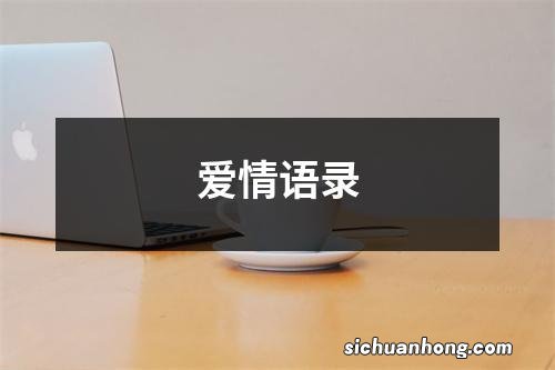 爱情语录