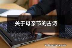 关于母亲节的古诗