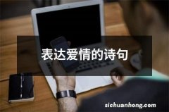 表达爱情的诗句