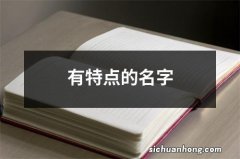 有特点的名字