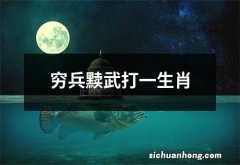 穷兵黩武打一生肖