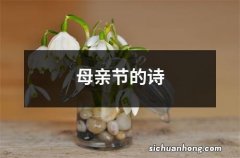 母亲节的诗