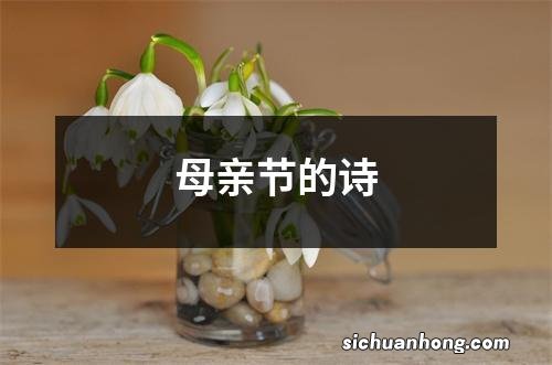 母亲节的诗