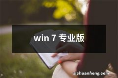 win 7 专业版