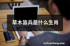 草木皆兵是什么生肖