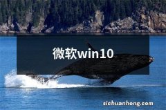 微软win10