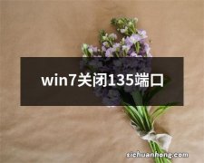 win7关闭135端口