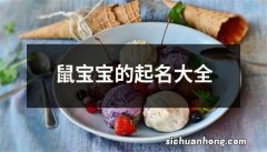 鼠宝宝的起名大全