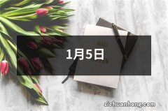 1月5日