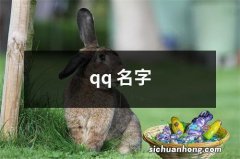 qq 名字