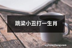 跳梁小丑打一生肖