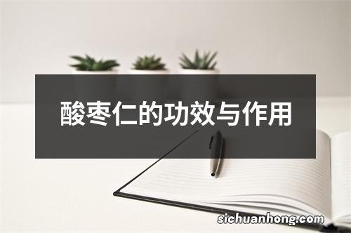 酸枣仁的功效与作用