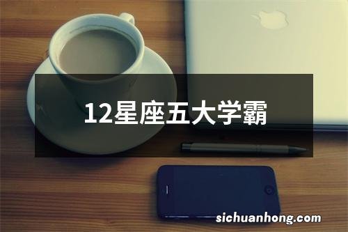 12星座五大学霸