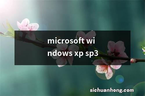 microsoft windows xp sp3