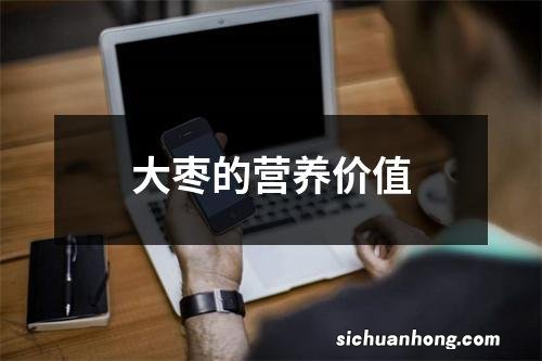 大枣的营养价值