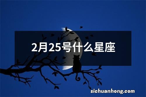 2月25号什么星座