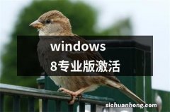 windows8专业版激活