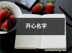 开心名字