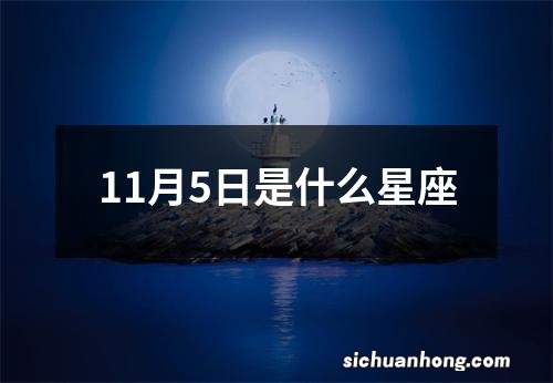 11月5日是什么星座