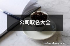 公司取名大全