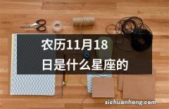 农历11月18日是什么星座的